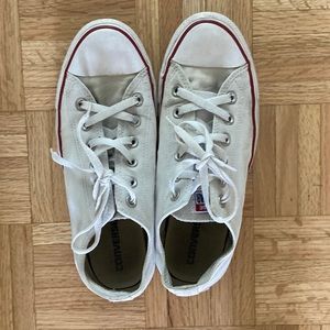 White Low Top Converse